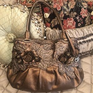 Bronze leather Brighton purse